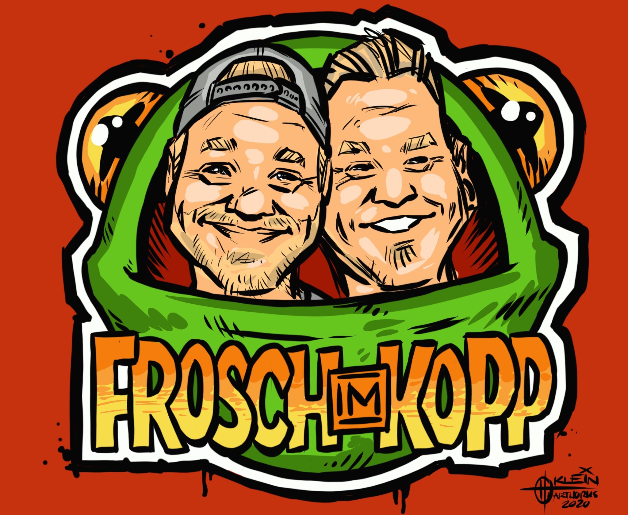 Frosch im Kopp